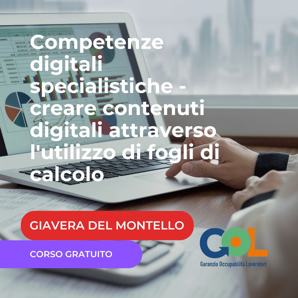 Competenze digitali specialistiche a Giavera del Montello