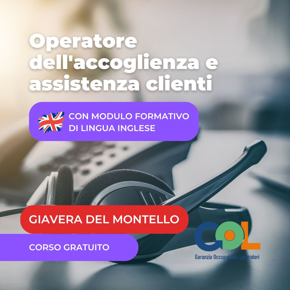 Operatore accoglienza e assistenza clienti